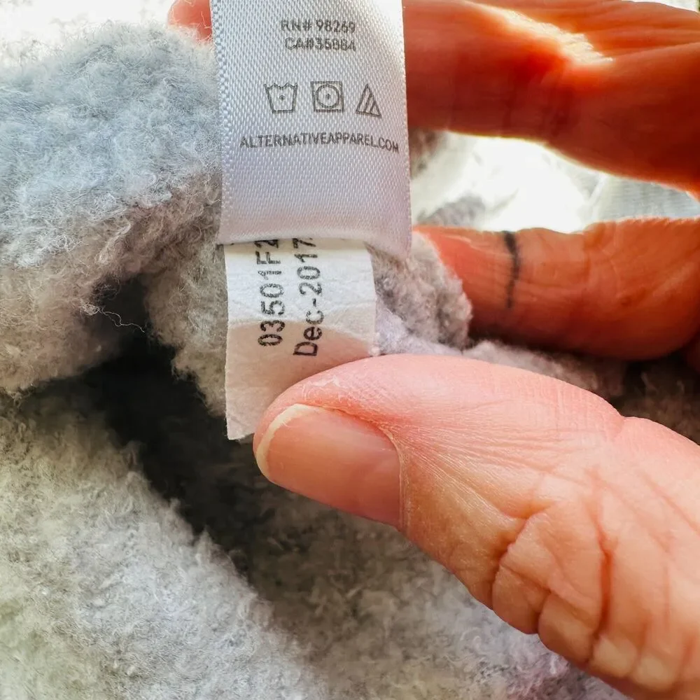 Purple Haus Machine Cut Short Sleeve Kangaroo Pouch Hoodie Pullover Sweater 2XL - Picture 11 of 14